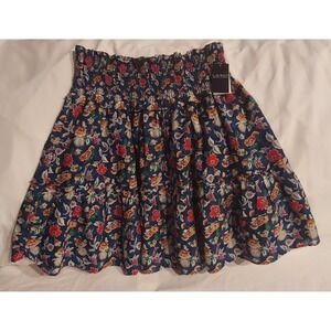 Lauren Ralph Lauren Black Label Womens Floral Cotton Voile Skirt Size 16 NWT